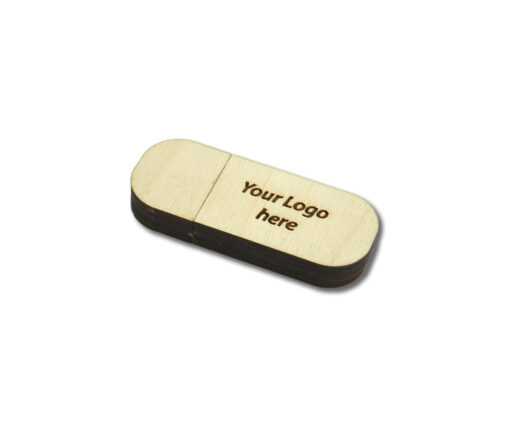 Ξύλινο USB με στρογγυλές άκρες