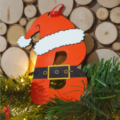 Ξύλινο στολίδι με εκτύπωση